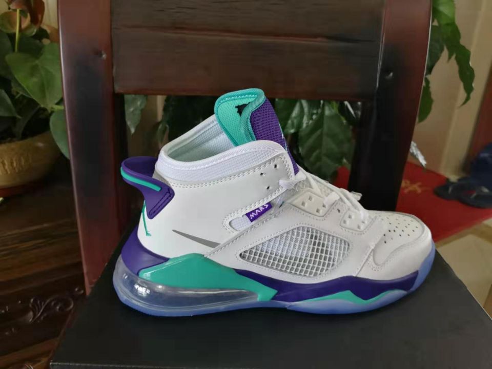 Jordan Mars 270 White Purple Jade Shoes